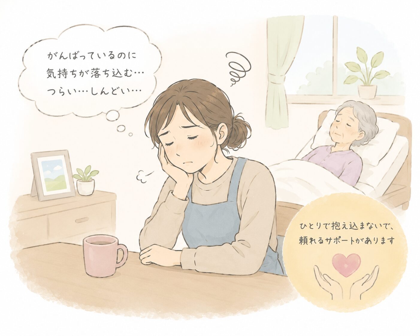 介護うつのサインと予防法|家族ができること・頼れる相談先